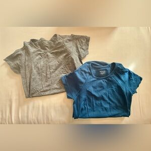 Athleta Women’s Short Sleeve Tees bundle  in Gray and Blue